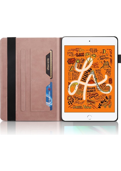 Ipad Mini (2019) / 4/3/2/1 Için Hayat Ağacı Deri Kılıfı (Rose Gold) (Yurt Dışından) fırsatları
