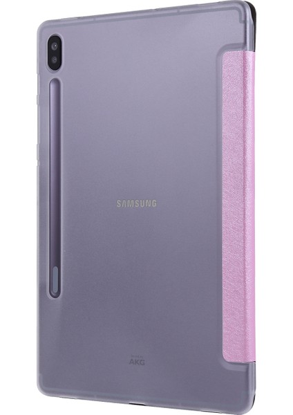 Samsung Galaxy Tab S8 / Tab Için Ipek Doku Pu Kılıf S8 / Tab S7 (Pink) (Yurt Dışından) fiyatları