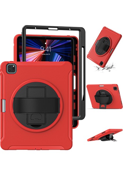 Pc + Tpu Kılıfı Için iPad Pro 12.9 2021 (Red) (Yurt Dışından) fiyatları
