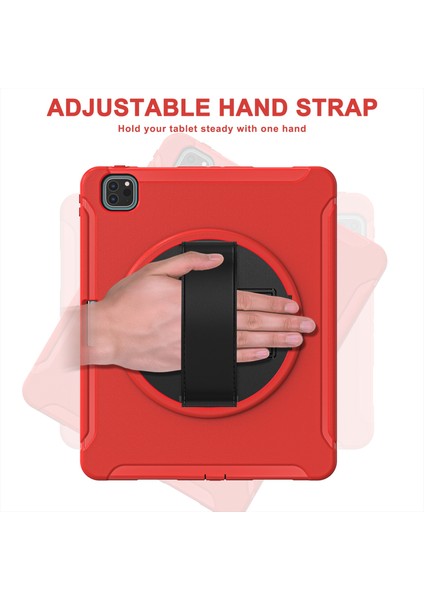 Pc + Tpu Kılıfı Için iPad Pro 12.9 2021 (Red) (Yurt Dışından) modelleri