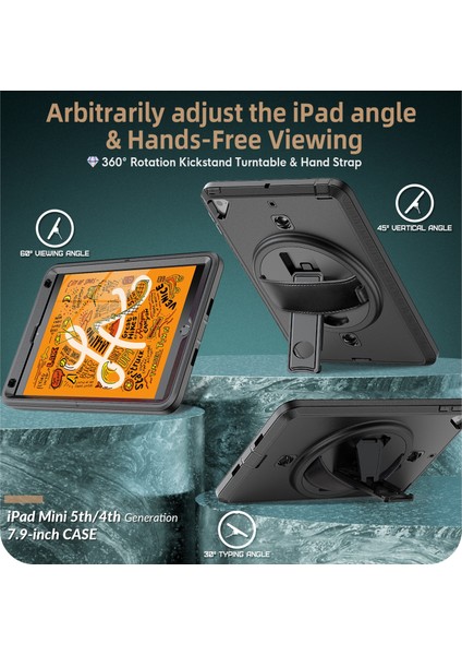 IPAD Mını 2019 / Mını 4 Için Tpu + Pctablet Kılıfı (Black) (Yurt Dışından) fiyatları