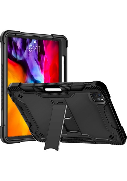 IPAD Pro 11 Inç Için Silikon + Pc Kılıfı (Black) (Yurt Dışından)