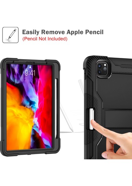 IPAD Pro 11 Inç Için Silikon + Pc Kılıfı (Black) (Yurt Dışından) fırsatları