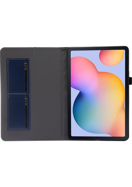 Samsung Galaxy Tab S7 / SM-870 Deri Kılıf (Dark Blue) (Yurt Dışından)