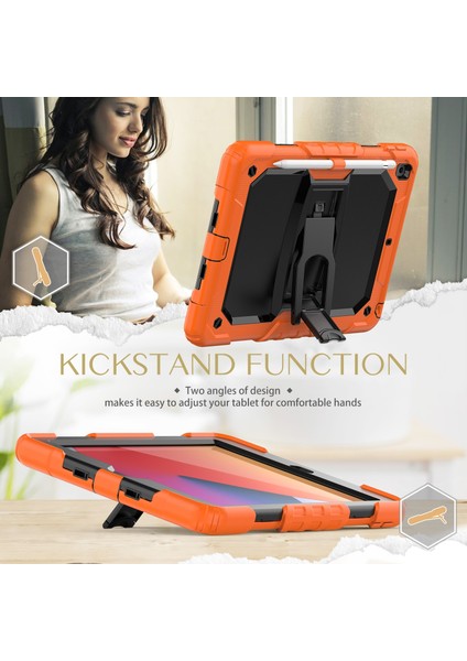 IPAD 10.2 2021/2020/2019 Için Silikon Pc Kılıfı (Orange) (Yurt Dışından) modelleri