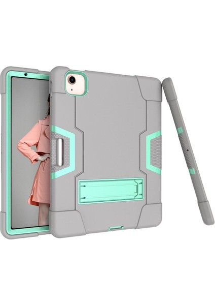 Ipad Air Için (2020) 10.9 Koruyucu Kılıf (Gri + Nane Yeşili) (Yurt Dışından) modelleri