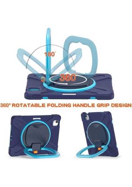 Ipad Air Için Silikon + Pc Kılıfı (2020) 10.9 (Lacivert) (Yurt Dışından) fırsatları