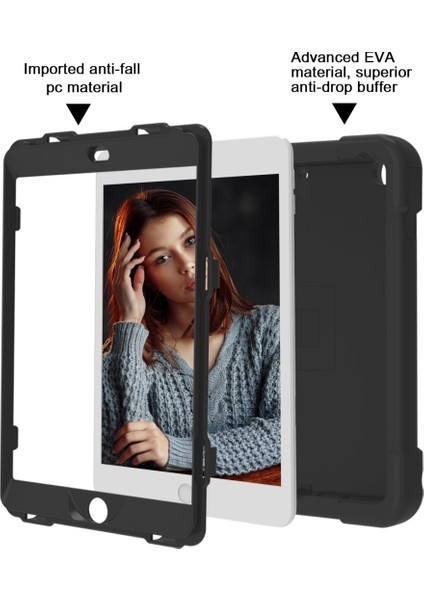 Hard Case For iPad 10.2 & 10.2（2020） (Black) (Yurt Dışından) modelleri