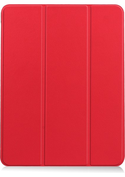 Ipad Air 2020 10.9 Deri Kasa Için (Kırmızı) (Yurt Dışından) fiyatları