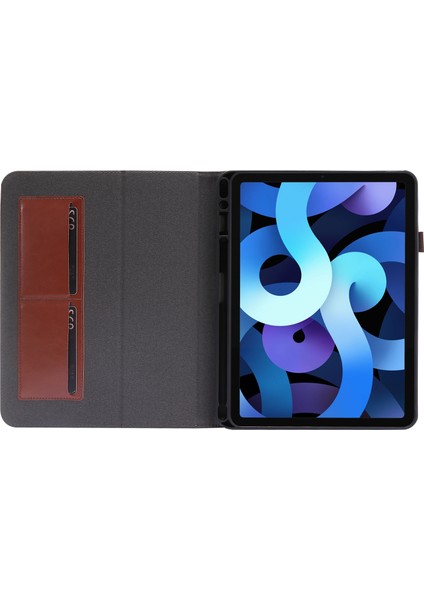 For iPad Pro 12.9 Inch (2020) Leather Case (Brown) (Yurt Dışından) fırsatları