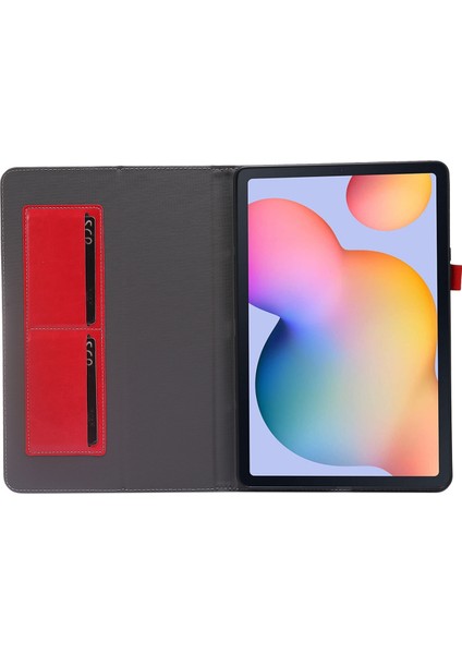 Samsung Galaxy Tab S7 / SM-870 Deri Kılıf (Red) (Yurt Dışından)