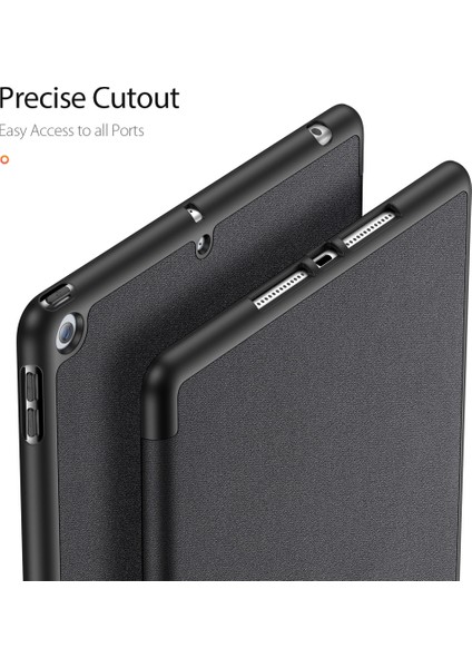 Ipad 10.2 & 10.2 (2020) Için Deri Kılıf (Black) (Yurt Dışından) indirimleri