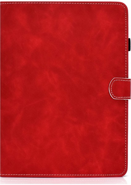 Ipad Air 2020 10.9 Deri Kasa Için (Kırmızı) (Yurt Dışından) fiyatları