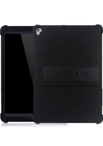 Görünmez Braket ile Tablet Pc Silikon Koruyucu Kılıf (Siyah) (Yurt Dışından)