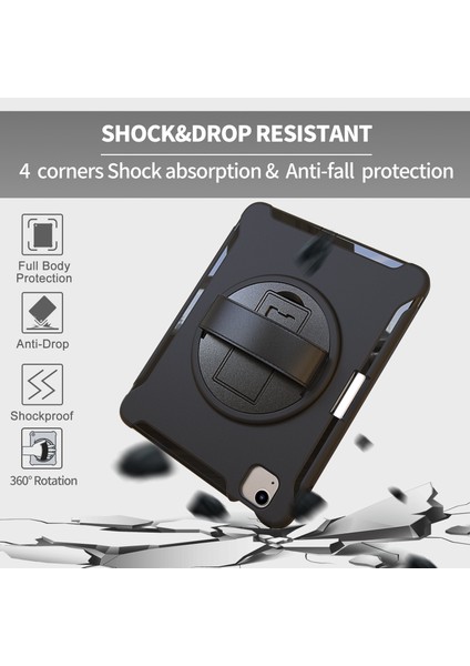 Ipad Air 2022 /2020 10.9 Koruyucu Kılıf Için (Siyah) (Yurt Dışından) indirimleri