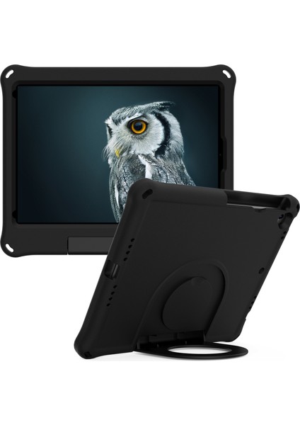 Handle Holder Tablet Case For iPad 10.2 2021 / 2020 / 2019 (Siyah) (Yurt Dışından)