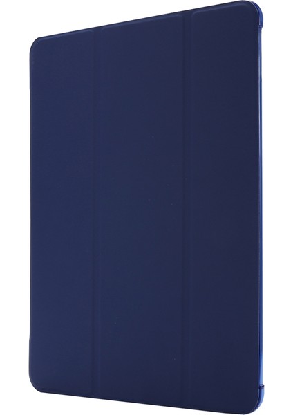 Leather Case For iPad 10.2 2021 / 2020 / 2019 (Dark Blue) (Yurt Dışından)