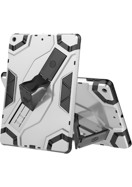 For iPad 10.2 Tpu + Pc Protective Case (Silver) (Yurt Dışından)