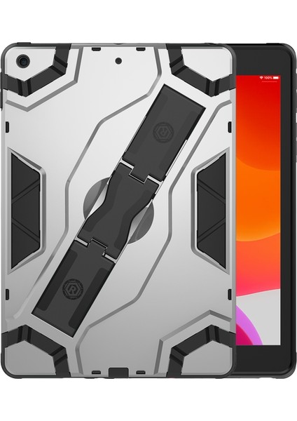 For iPad 10.2 Tpu + Pc Protective Case (Silver) (Yurt Dışından)