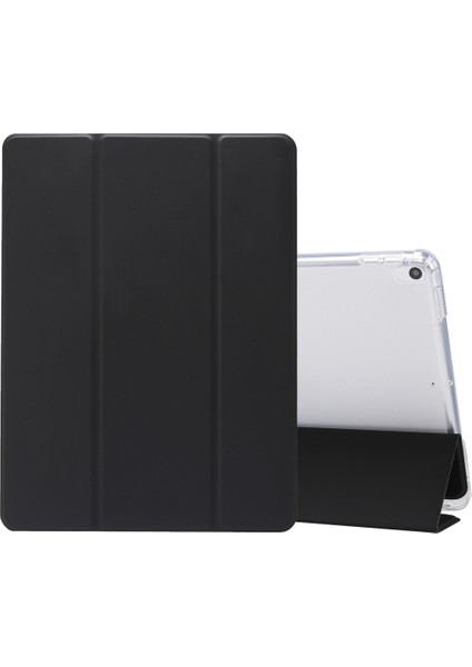 Ipad Air (2019) / Pro 10.5 (2017) 3 Katlı Tpu + Pu Kılıf (Black) (Yurt Dışından)