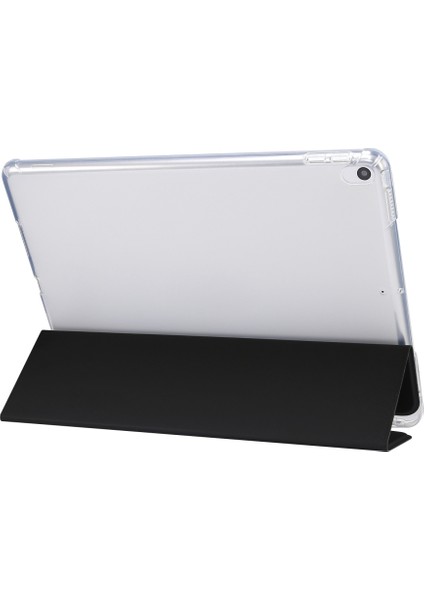 Ipad Air (2019) / Pro 10.5 (2017) 3 Katlı Tpu + Pu Kılıf (Black) (Yurt Dışından) indirimleri