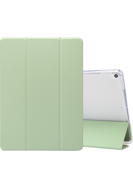 Ipad Air (2019) / Pro 10.5 (2017) 3 Katlı Tpu + Pu Kılıf (Green) (Yurt Dışından)