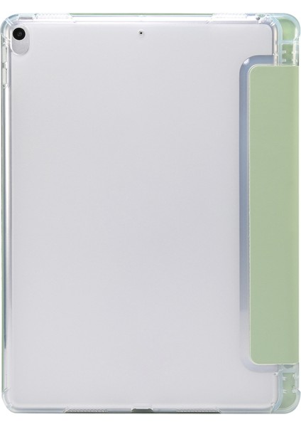 Ipad Air (2019) / Pro 10.5 (2017) 3 Katlı Tpu + Pu Kılıf (Green) (Yurt Dışından) modelleri