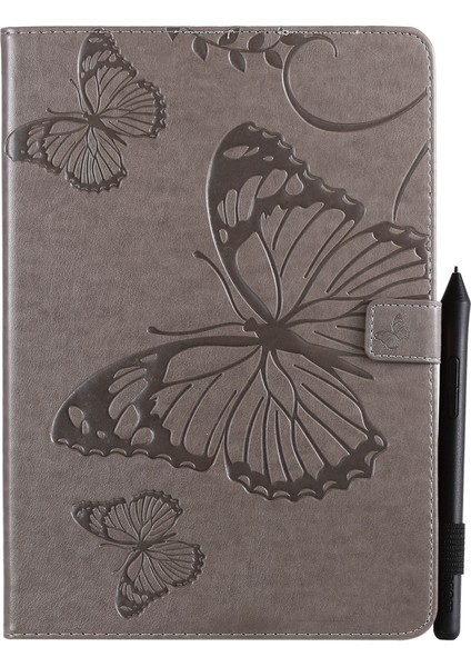 Ipad Hava Için Deri Kılıf (2019) (Grey) (Yurt Dışından)
