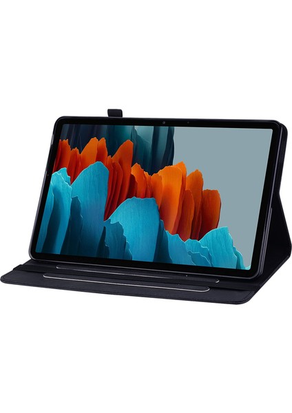 Samsung Galaxy Tab S7 / S8 Için Deri Tablet Kılıfı (Siyah) (Yurt Dışından) fırsatları