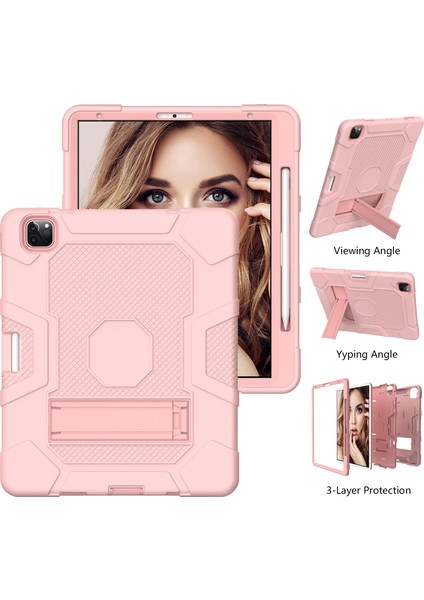 IPAD Pro 12.9 Inç (2020) Için Tutucu ile Durum (Rose Gold) (Yurt Dışından) fırsatları