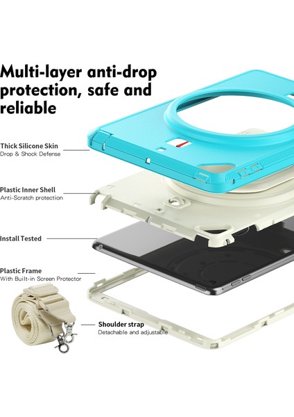 Ipad Mini 5/4 Için Tpu + Pc Tablet Kılıfı (Light Blue) (Yurt Dışından) fırsatları