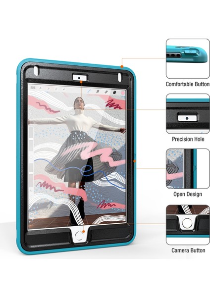 IPAD Mını (2019) Için Kompozit Durumda (Light Blue) (Yurt Dışından) modelleri
