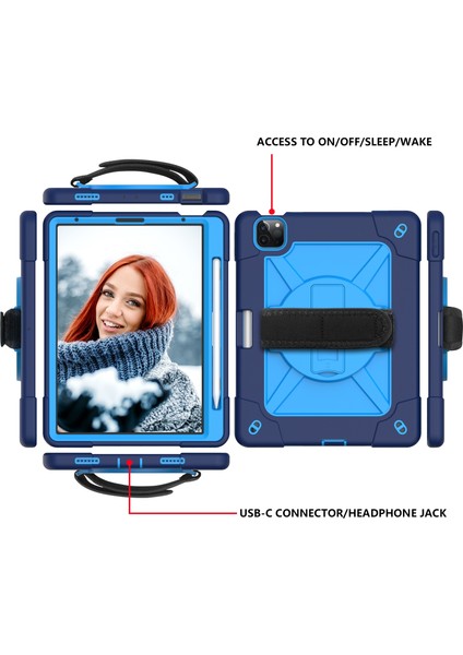 Ipad Air (2020) 10.9 Davası Için (Lacivert) (Yurt Dışından) modelleri