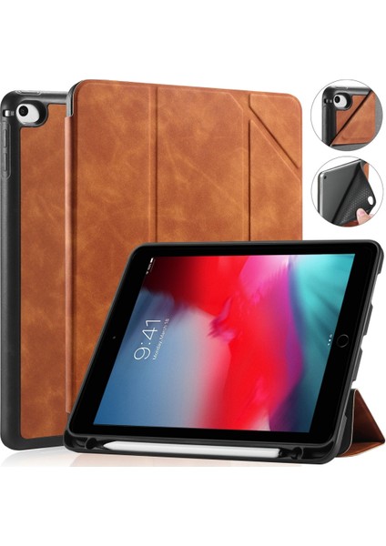 Ipad Mini 5/4 Dg.ming Için Seri Deri Kasa (Brown) (Yurt Dışından)