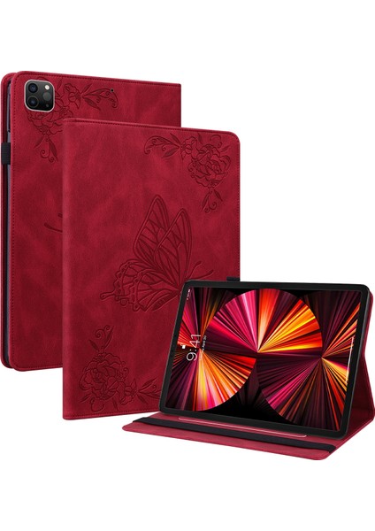Tablet Case For iPad Pro 11 Inch 2021&2020&2018 / Air 2022 (Kırmızı) (Yurt Dışından)