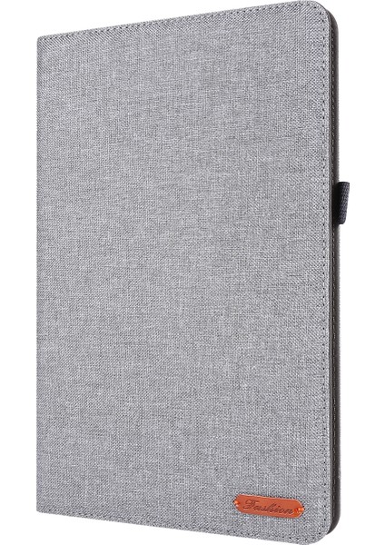 Fabric Leather Tablet Case For Samsung Galaxy Tab S8 Ultra (Gri) (Yurt Dışından) fırsatları