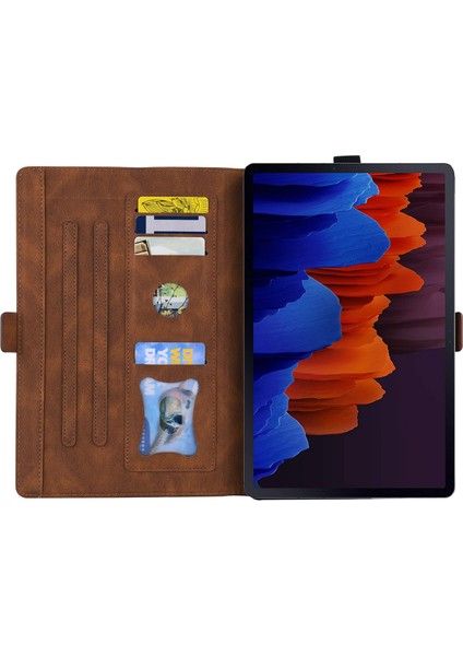 Samsung Galaxy Tab S7 T870 SM-T875 SM-T876B Dava (Brown) (Yurt Dışından) fırsatları