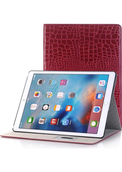 Ipad Air 2 Için Deri Kılıf (Kırmızı) (Yurt Dışından)
