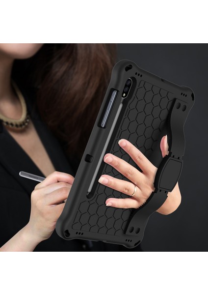 Samsung Galaxy Tab S8 / Tab S7 Için Honeycomb Tasarım Kılıfı (Black) (Yurt Dışından) indirimleri