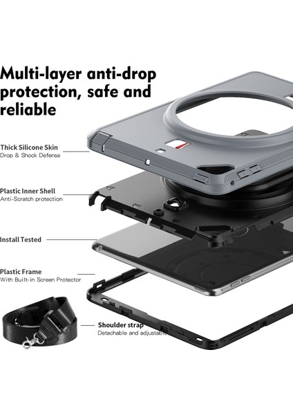 Ipad Mini 5/4 Için Tpu + Pc Tablet Kılıfı (Grey) (Yurt Dışından) fırsatları