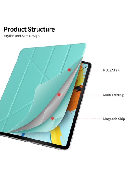 IPAD Pro 12.9 Inç Için Çok Katlanır Pu Deri Kılıf (2020) (Red) (Yurt Dışından) modelleri