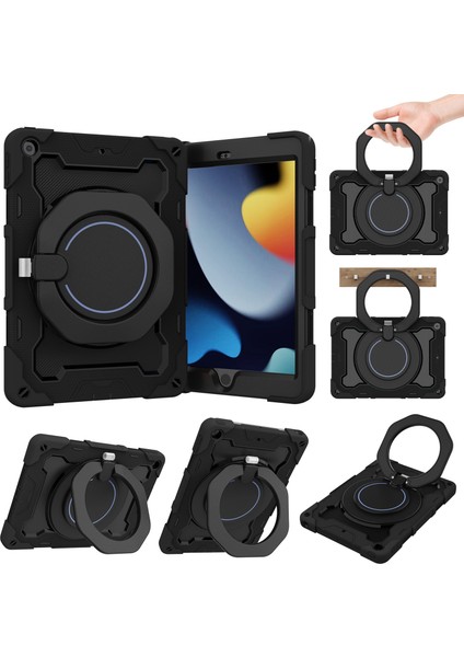 Ipad 10.2 2021 Için Kontrast Renk Kasası (Black) (Yurt Dışından)