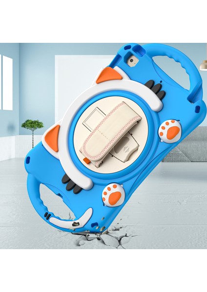 Ipad Mini 5/4/3/2/1 Için Sevimli Kedi King Eva Kılıfı (Light Blue) (Yurt Dışından) modelleri