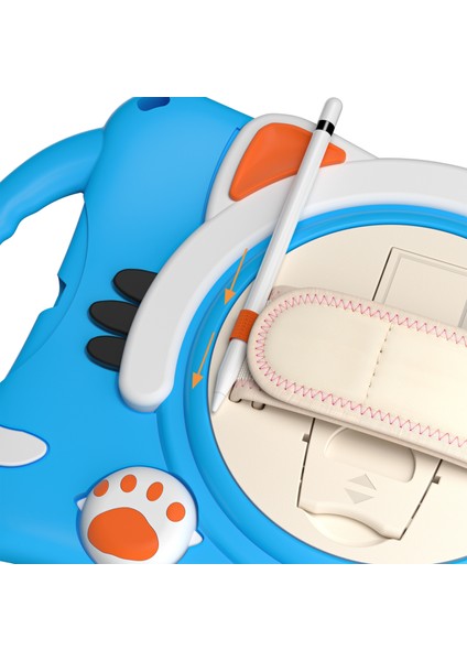 Ipad Mini 5/4/3/2/1 Için Sevimli Kedi King Eva Kılıfı (Light Blue) (Yurt Dışından) fırsatları