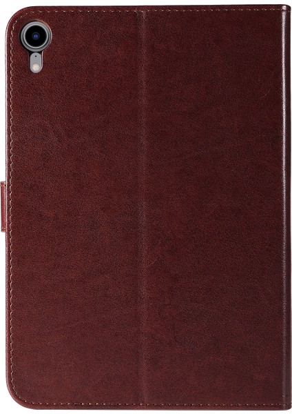 Ipad Mini 6 Için Baskı Kadın Kedi Desen Pu Kılıfı (Kahverengi) (Yurt Dışından) modelleri