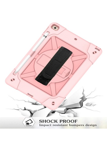 Contrast Color Silicone + Pc Combination Case With Holder (Rose Gold) (Yurt Dışından) fiyatları