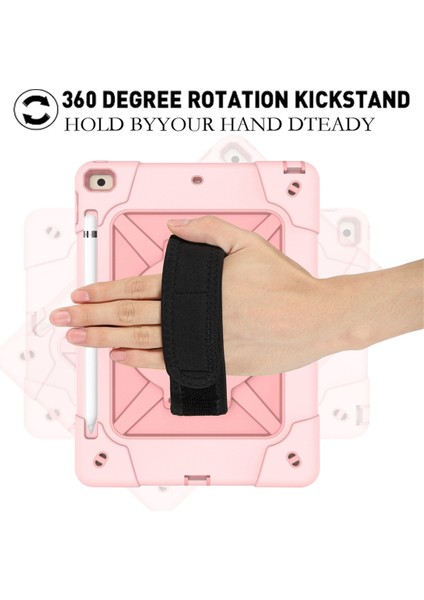 Contrast Color Silicone + Pc Combination Case With Holder (Rose Gold) (Yurt Dışından) modelleri