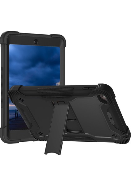 Ipad Mini (2019) / Mini 4 Için Silikon + Pc Kılıfı (Black) (Yurt Dışından)