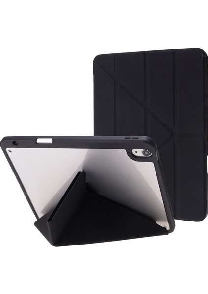 Ipad Air 2020 10.9 Için Akrilik Pu Kılıf (Siyah) (Yurt Dışından)