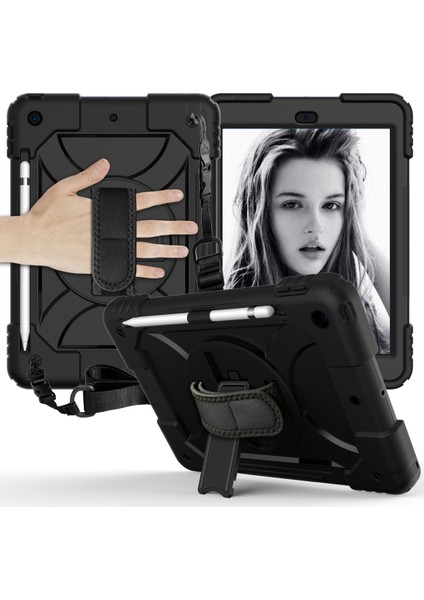 Ipad 10.2 ve 10.2 （2020 Için Zor Durum） (Siyah) (Yurt Dışından)